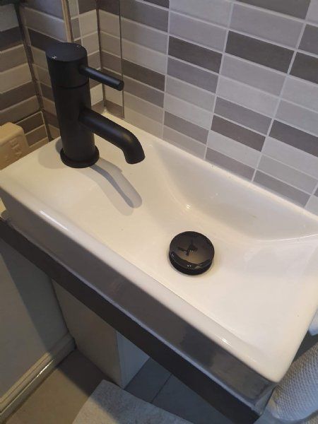 Basin and tap installed by JC Plumbing