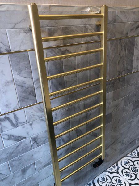 Heated towel rail installed by JC Plumbing